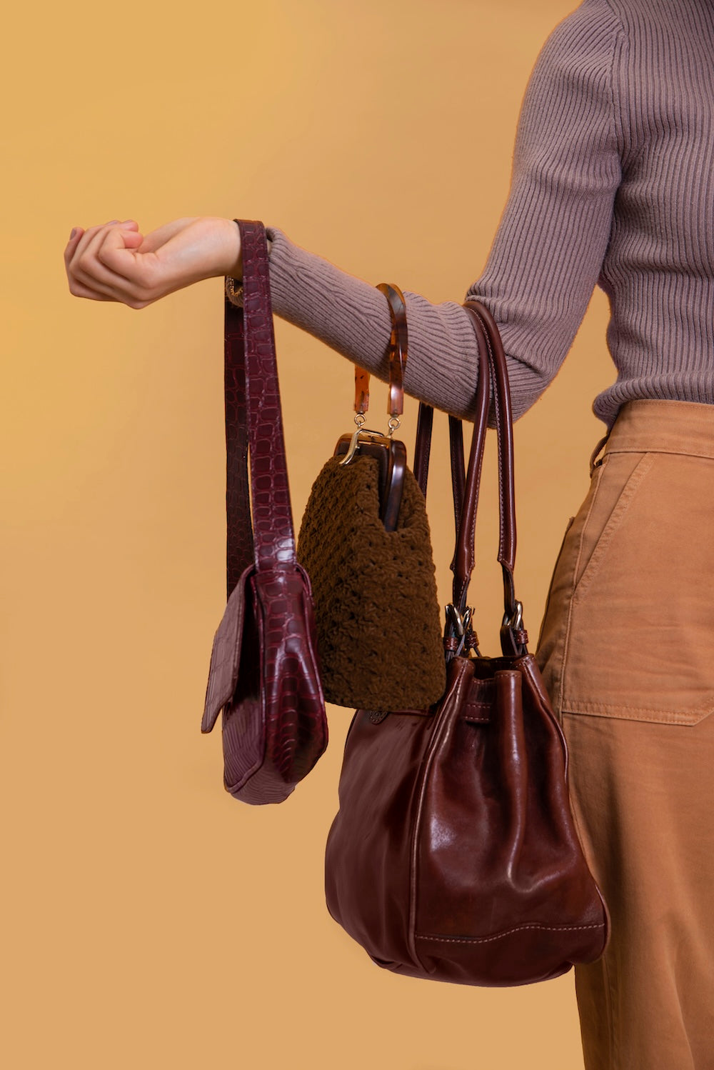 Taking care of handbag