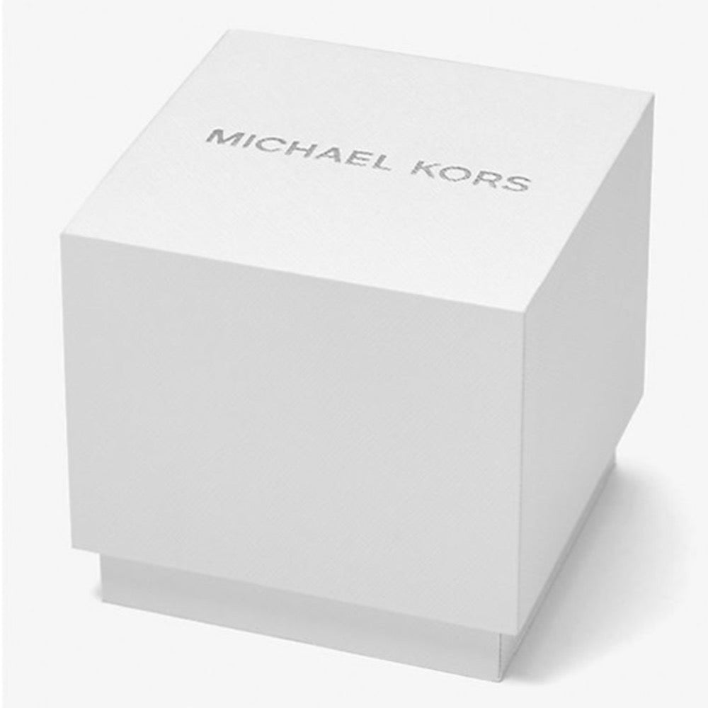Michael Kors - Mini Pilot Pavé Rose Gold-Tone And Logo Silicone Watch