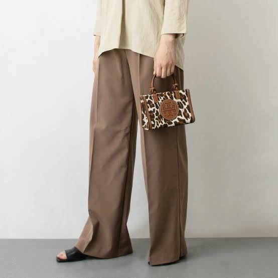 TORY BURCH - ELLA LEOPARD CANVAS MINI TOTE BAG – 5th Avenue