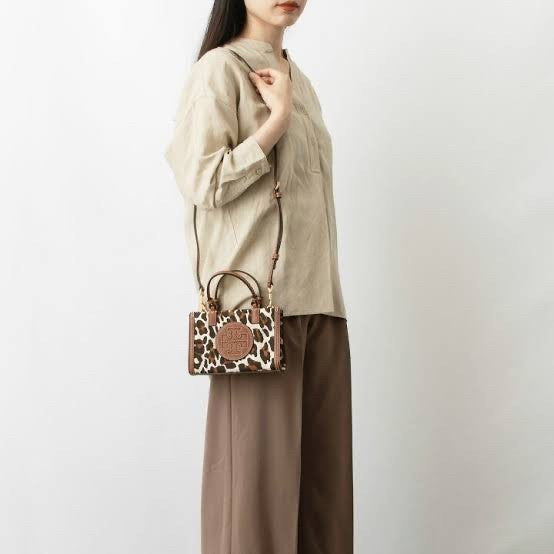 ★ TORY BURCH ★ ELLA LEOPARD CANVAS TOTE トートバッグ Tory Burch Ella Animal Print Tote Bag | Bloomingdale's