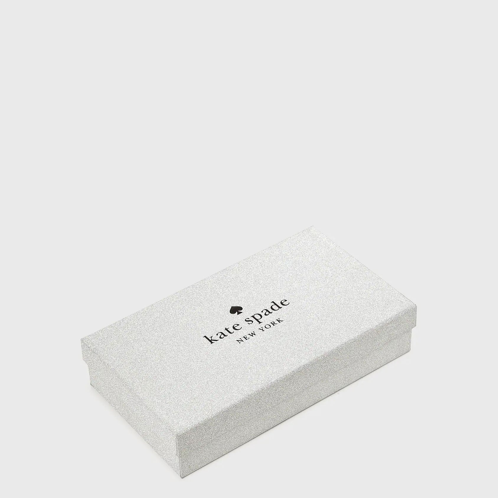 Kate Spade- Tinsel Boxed Large Slim Card Holder -  Rose Gold